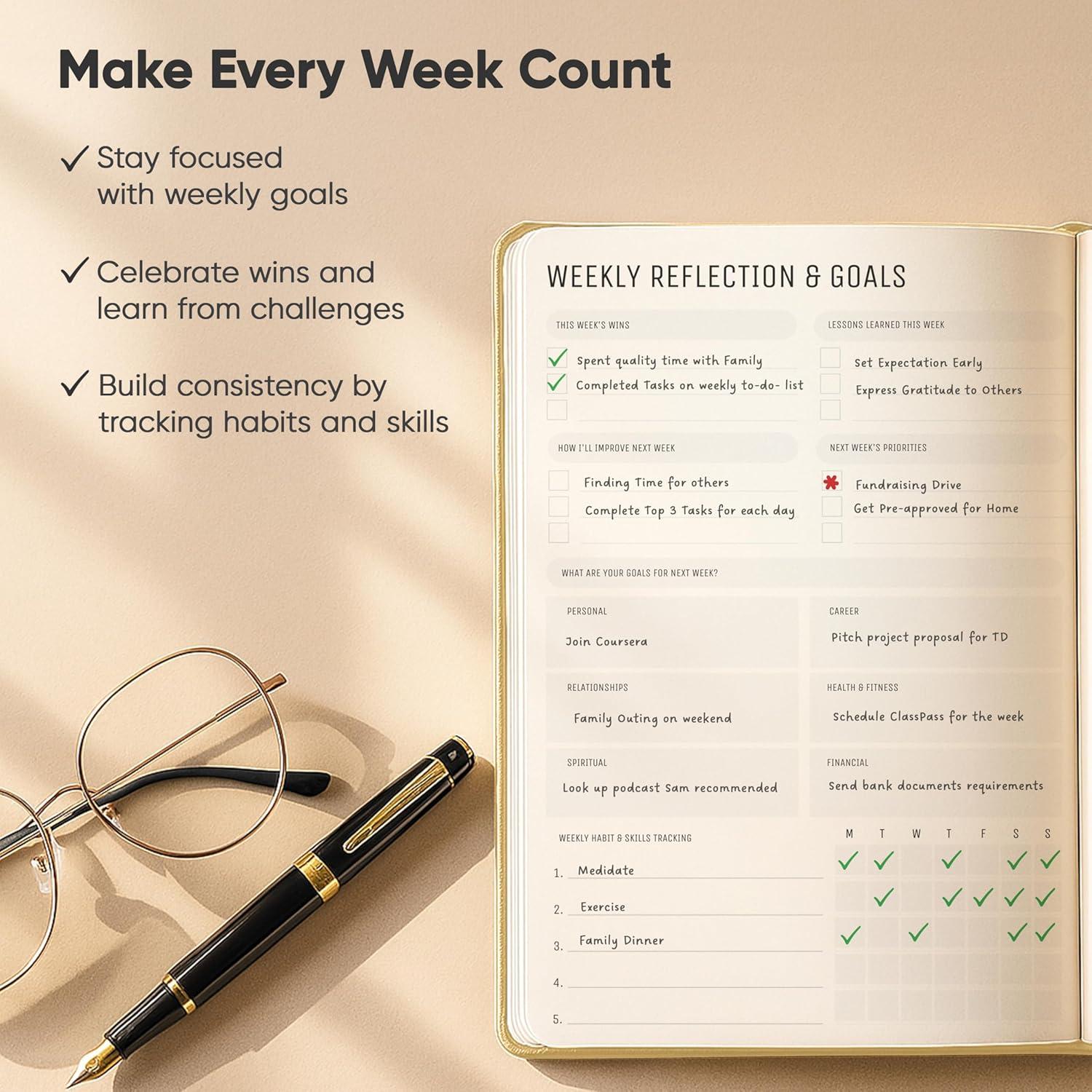 image:imageDaily Planner 2026 5 x 8 The Ultimate Daily Workflow Planner with Hourly Schedule amp Task List to Achieve Your Goals by PRODUCTIVITY STORE A5 GreyCream