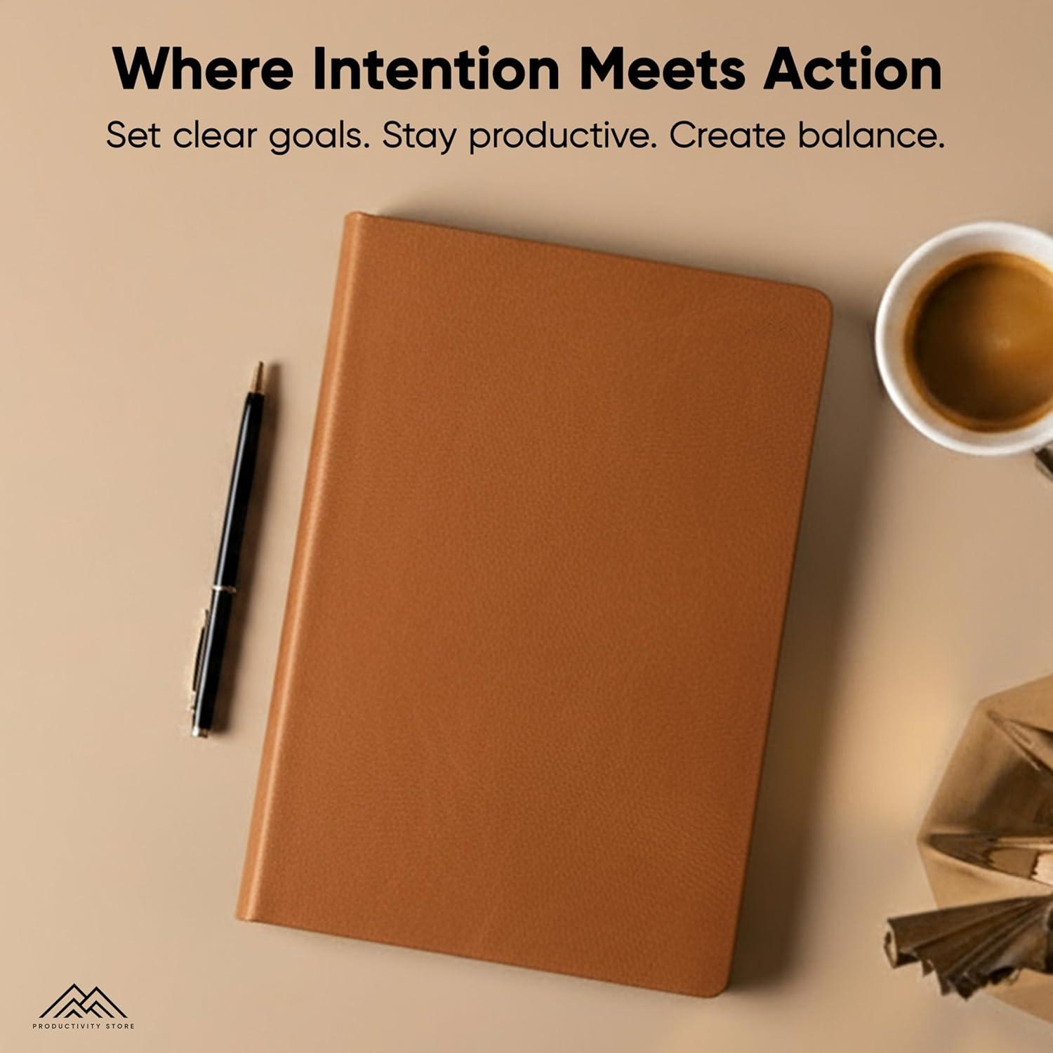 image:imageHourly Planner amp Appointment Book 85 x 11 Premium Hourly Planner with Daily Schedule amp 30Minute Time Slots for Better Time Management by PRODUCTIVITY STORE A4 PinkLeather