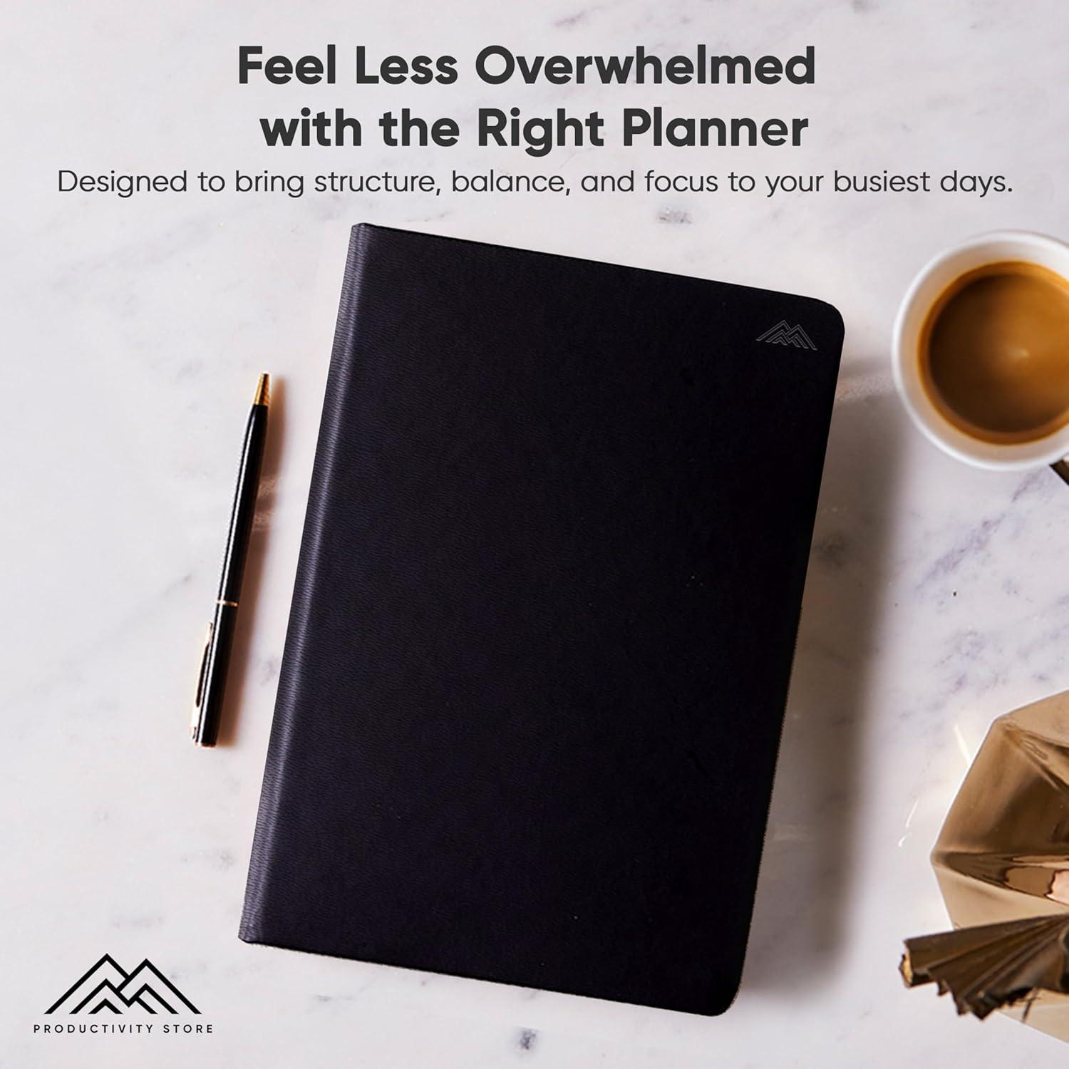 image:imageUndated 2026 Planner 85 x 11 The 1 Productivity Planner to Achieve Your 2026 Goals Planner 20262027 by PRODUCTIVITY STORE A4 BLACKBlack