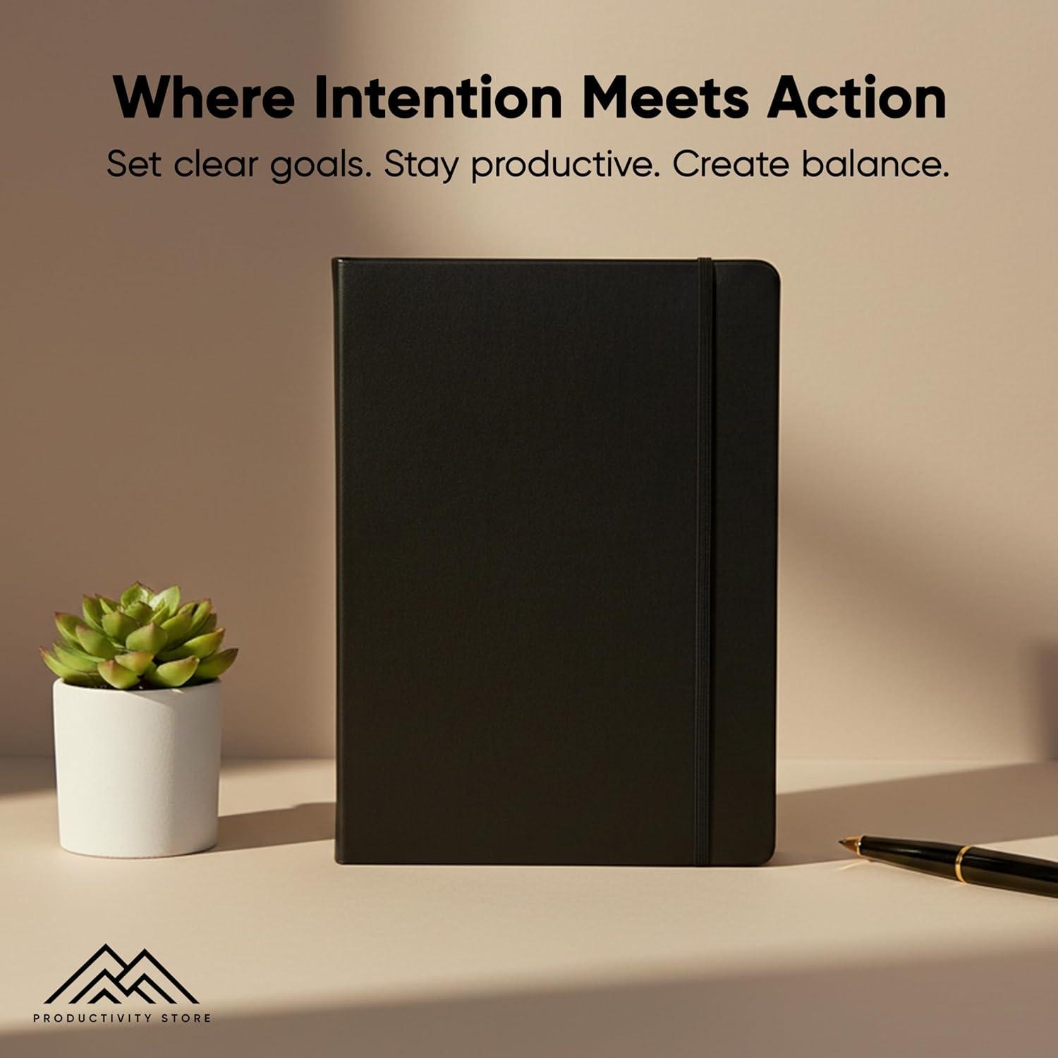 image:imageUndated 2026 Planner 85 x 11 The 1 Productivity Planner to Achieve Your 2026 Goals Planner 20262027 by PRODUCTIVITY STORE A4 BLACKBlack