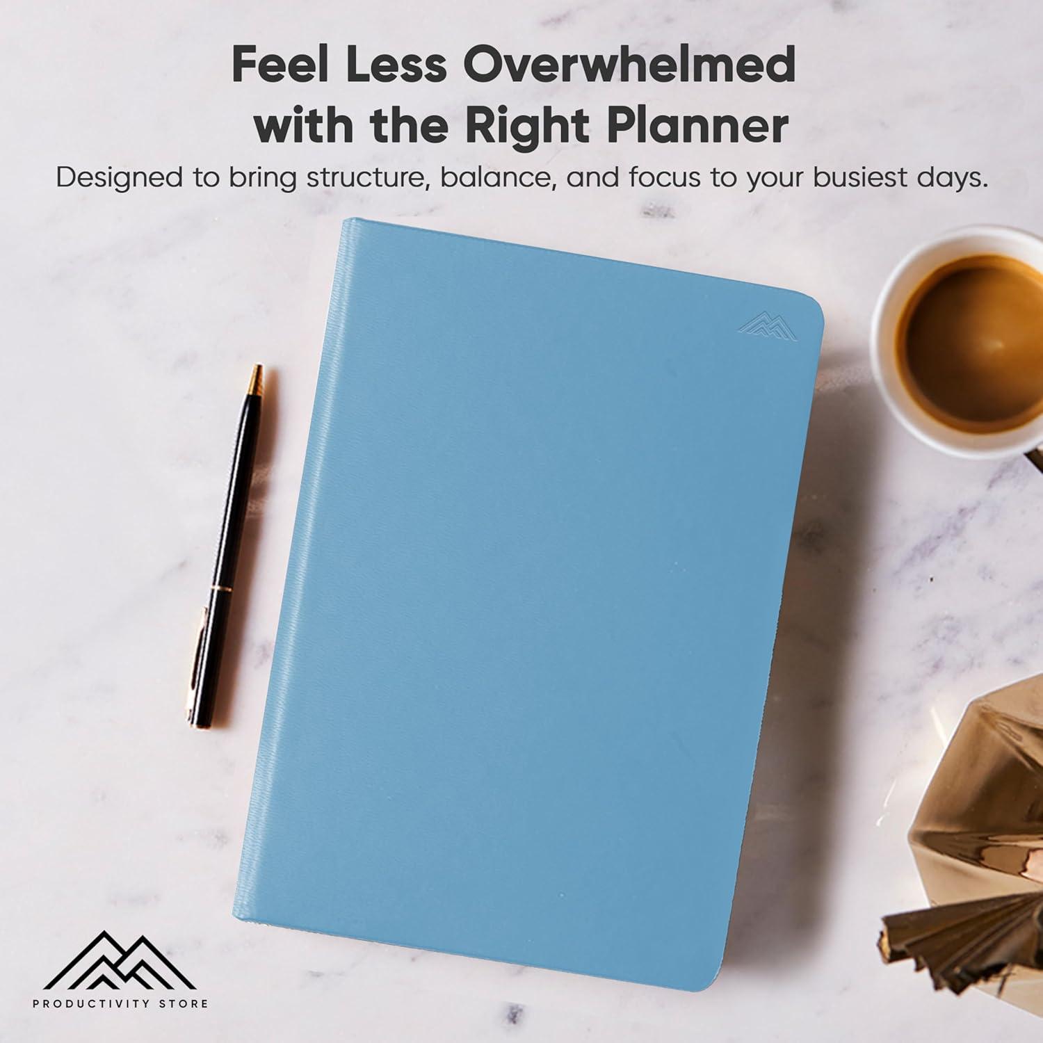 image:imageUndated 2026 Planner 85 x 11 The 1 Productivity Planner to Achieve Your 2026 Goals Planner 20262027 by PRODUCTIVITY STORE A4 BLACKBlue