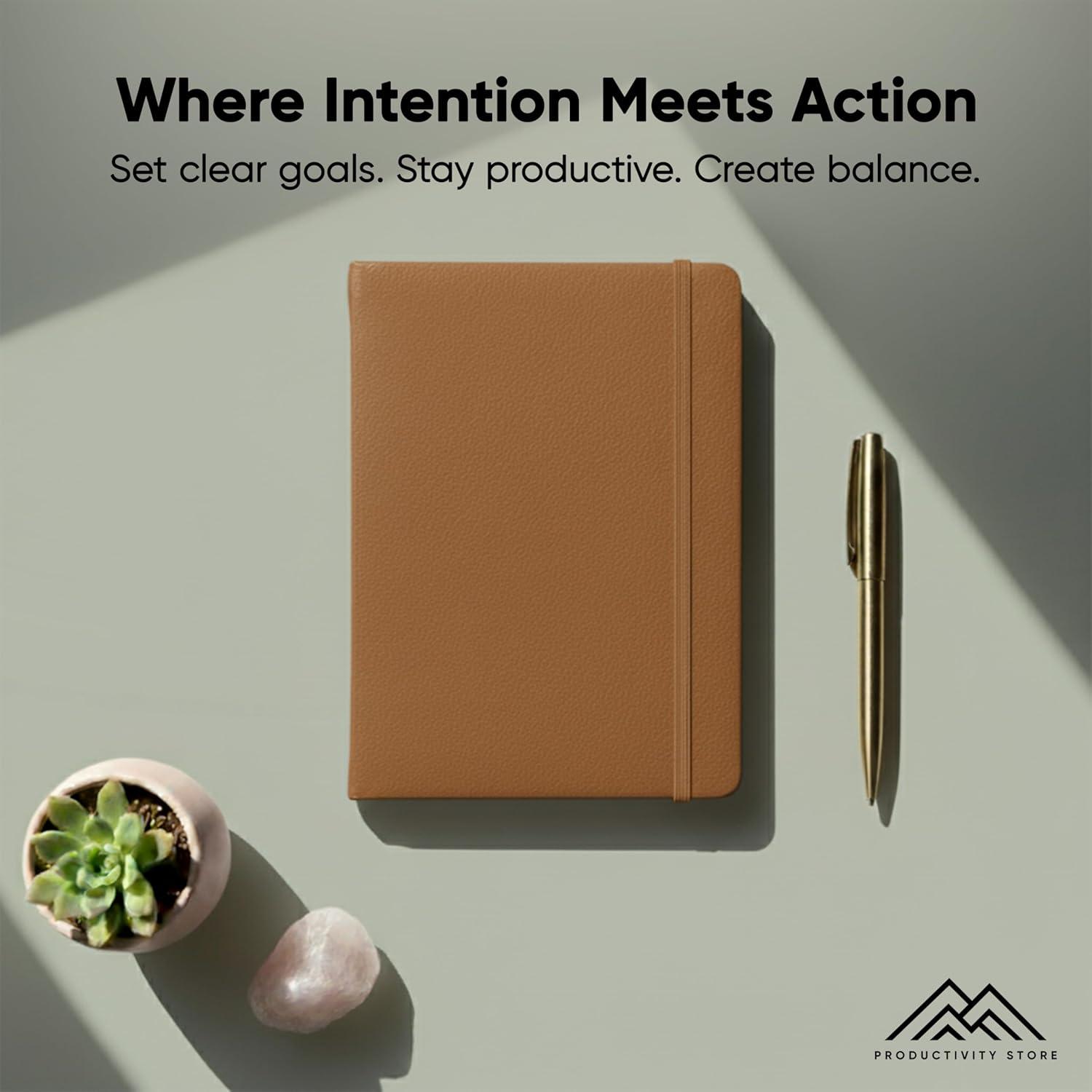 image:imageUndated 2026 Planner 85 x 11 The 1 Productivity Planner to Achieve Your 2026 Goals Planner 20262027 by PRODUCTIVITY STORE A4 BLACKBrown