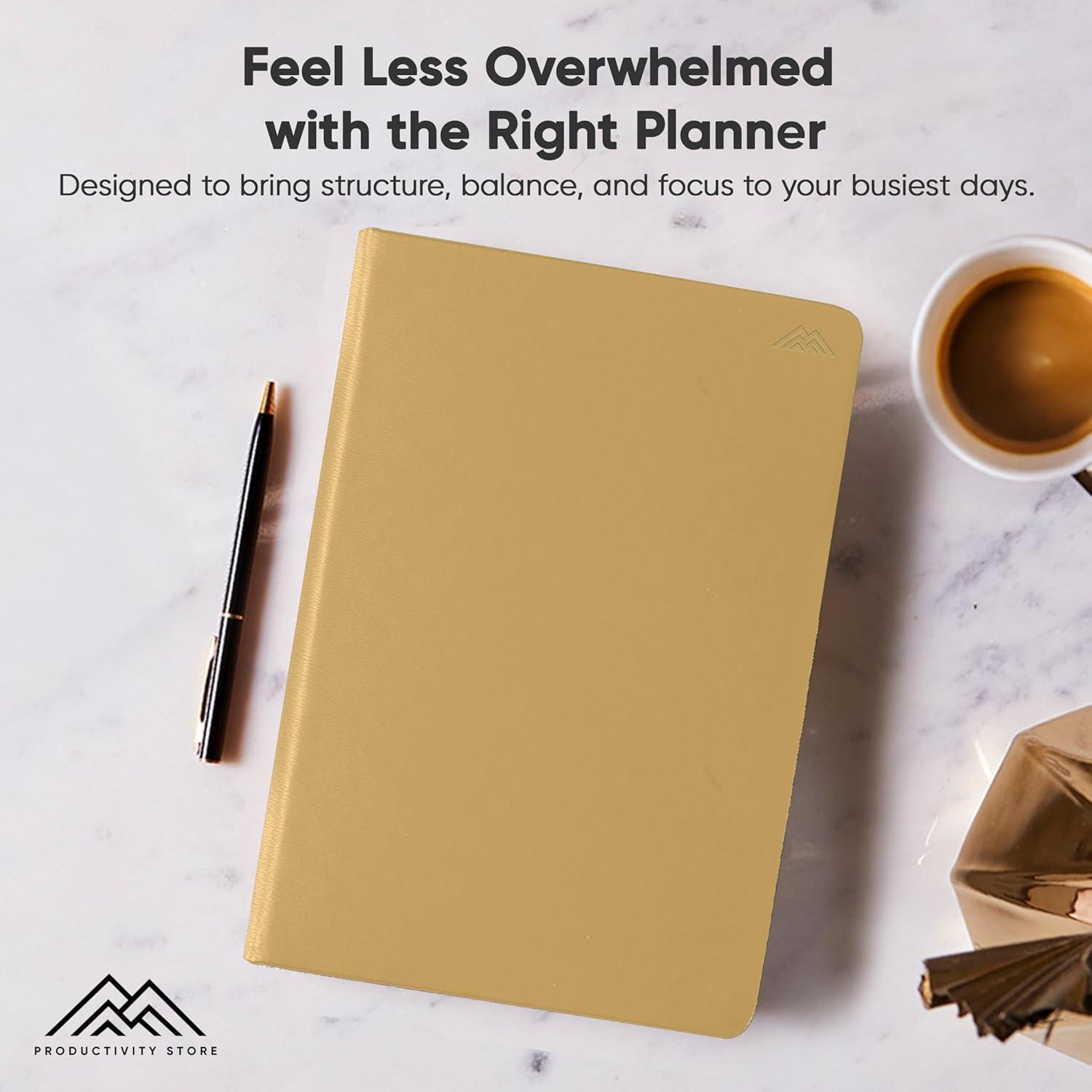 image:imageUndated 2026 Planner 85 x 11 The 1 Productivity Planner to Achieve Your 2026 Goals Planner 20262027 by PRODUCTIVITY STORE A4 BLACKCream