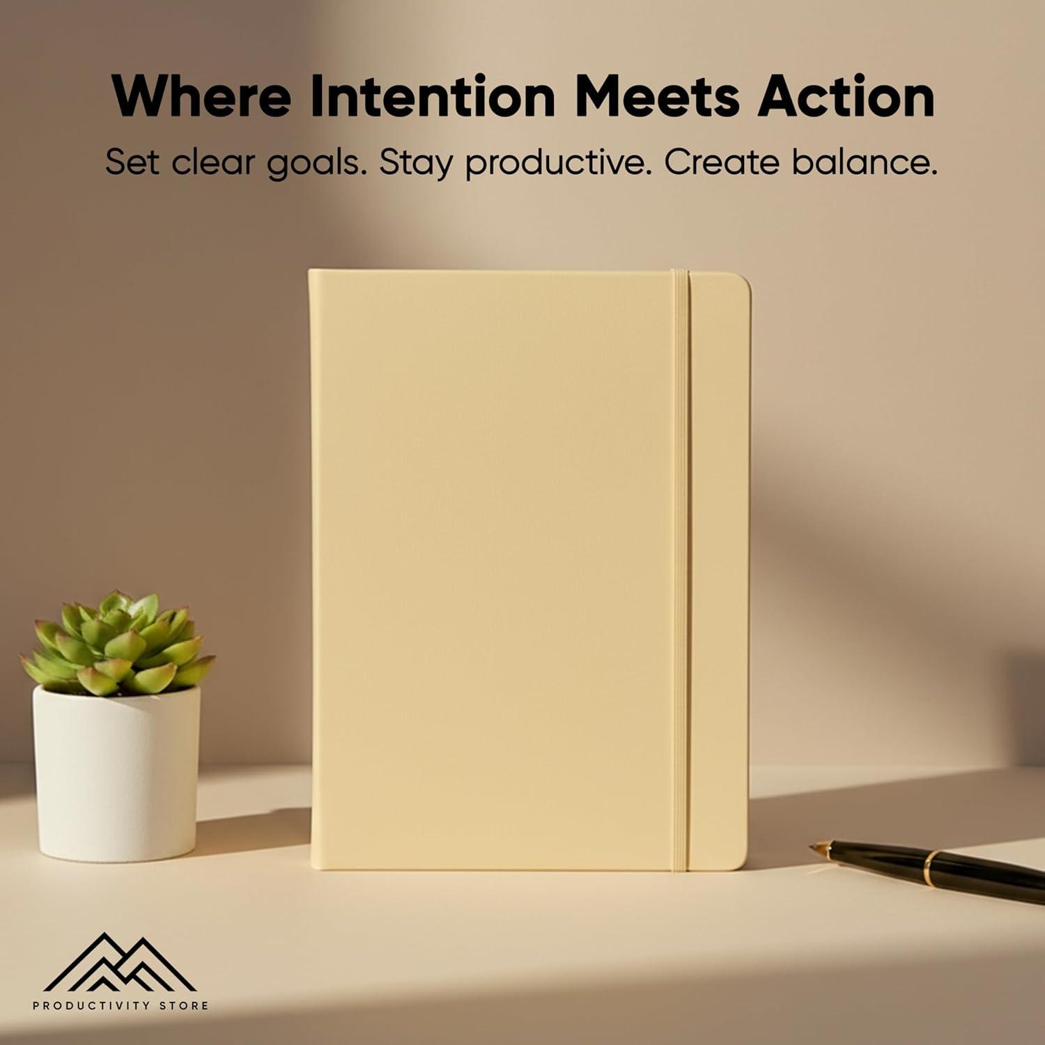 image:imageUndated 2026 Planner 85 x 11 The 1 Productivity Planner to Achieve Your 2026 Goals Planner 20262027 by PRODUCTIVITY STORE A4 BLACKCream