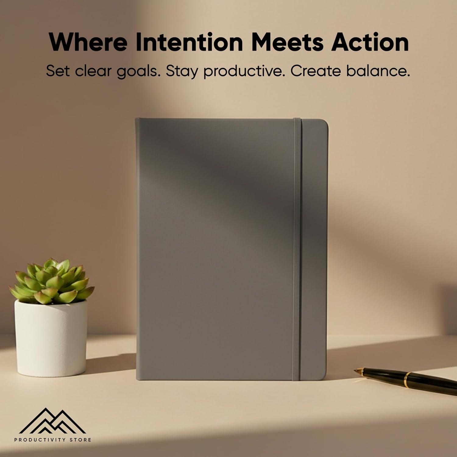 image:imageUndated 2026 Planner 85 x 11 The 1 Productivity Planner to Achieve Your 2026 Goals Planner 20262027 by PRODUCTIVITY STORE A4 BLACKGrey