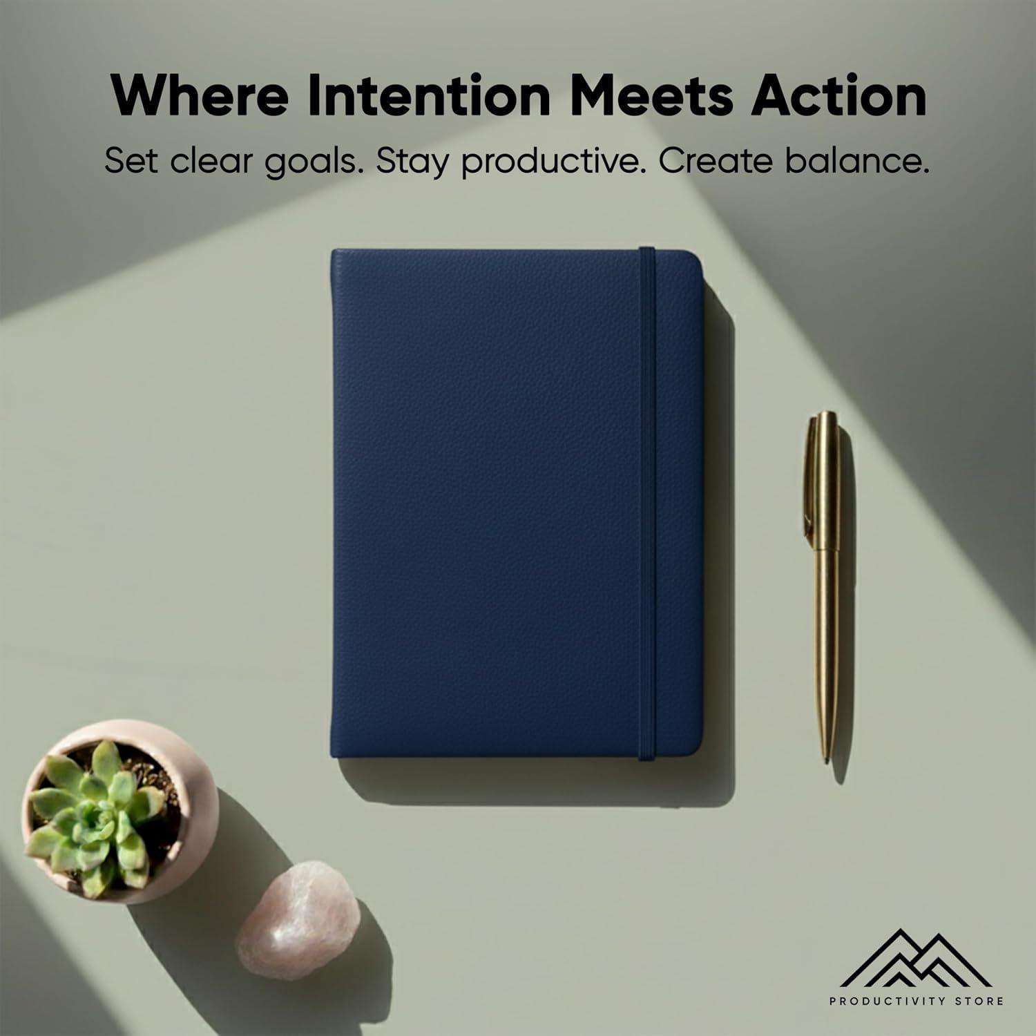 image:imageUndated 2026 Planner 85 x 11 The 1 Productivity Planner to Achieve Your 2026 Goals Planner 20262027 by PRODUCTIVITY STORE A4 BLACKNavy Blue