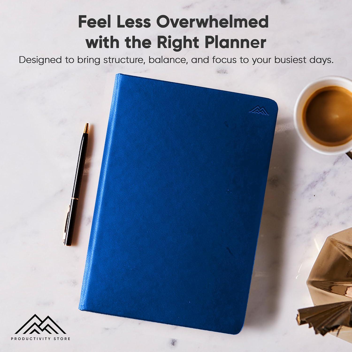 image:imageUndated 2026 Planner 85 x 11 The 1 Productivity Planner to Achieve Your 2026 Goals Planner 20262027 by PRODUCTIVITY STORE A4 BLACKNavy Blue