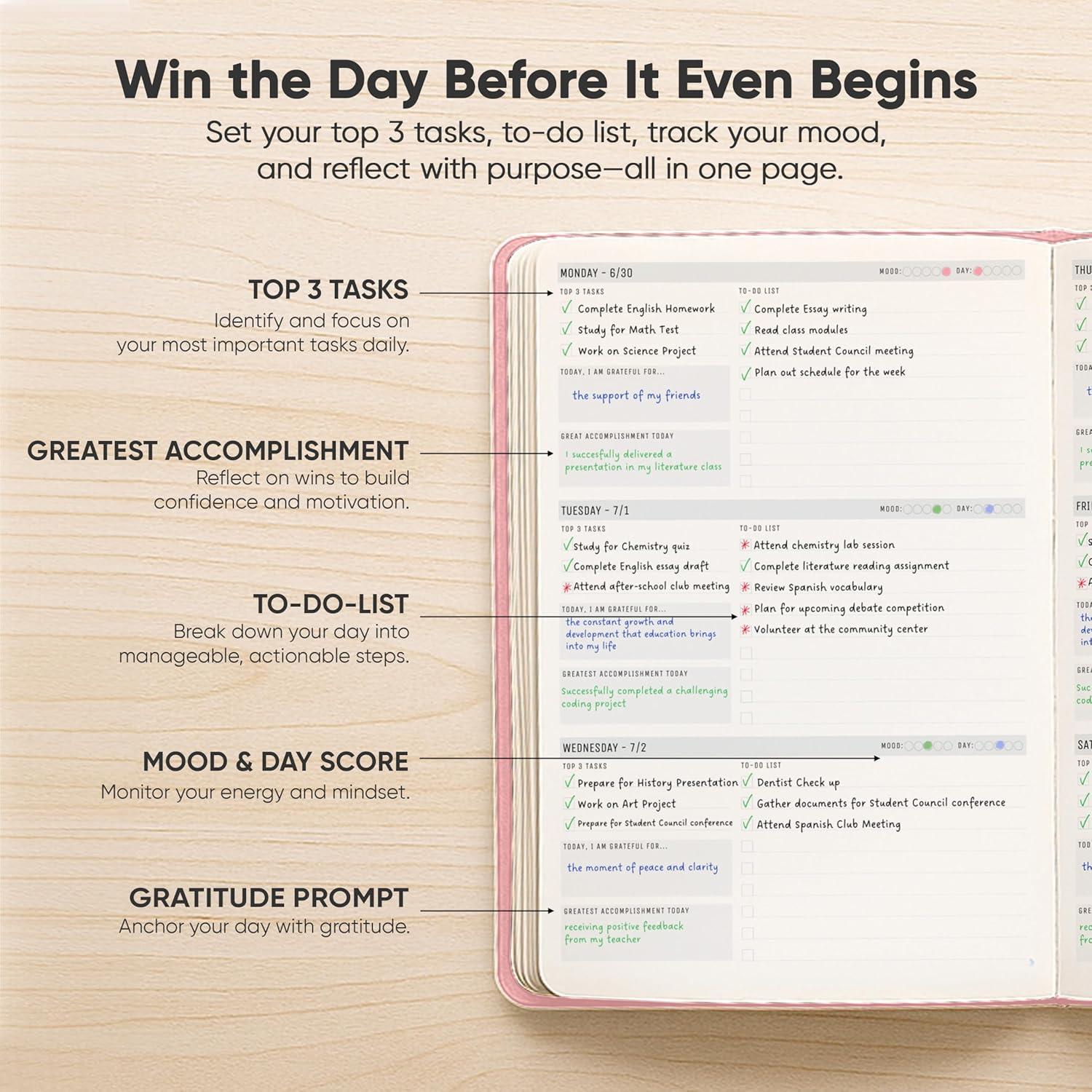 image:imageUndated 2026 Planner 85 x 11 The 1 Productivity Planner to Achieve Your 2026 Goals Planner 20262027 by PRODUCTIVITY STORE A4 BLACKPink