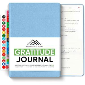 image:imageGratitude amp SelfCare Journal  Guided Mindfulness amp Mental Health Journal AllinOne with Prompts for Self Discovery  Daily Journal for Men amp Women by PRODUCTIVITY STORE A5 BrownBlue