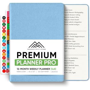 image:imageUndated 2026 Planner 85 x 11  The 1 Productivity Planner to Achieve Your 2026 Goals  Planner 20262027 by PRODUCTIVITY STORE A4 BLACKBlue