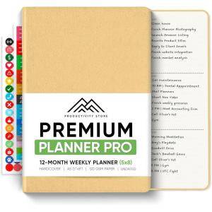 image:imageUndated 2026 Planner 85 x 11  The 1 Productivity Planner to Achieve Your 2026 Goals  Planner 20262027 by PRODUCTIVITY STORE A4 BLACKCream